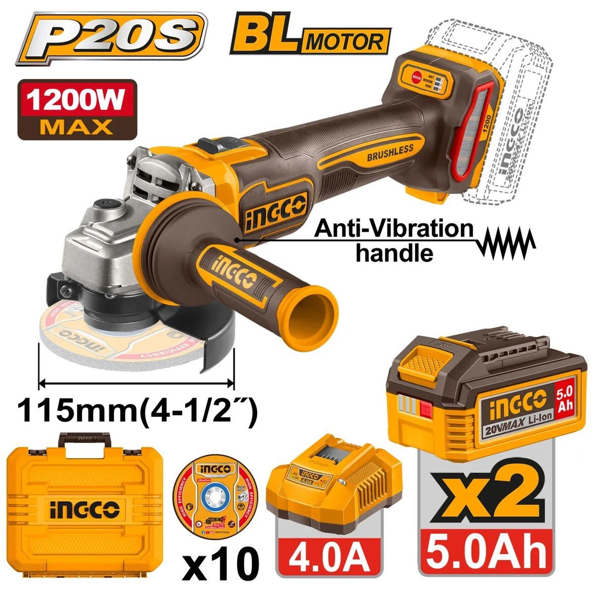 Polizor unghiular INGCO CAGLI2120252