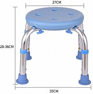 Scaun de baie pentru persoane cu dizabilitati 4Life AT108 Blue