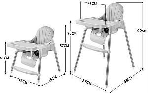 Scaun de masa multifunctional 4Play AT37 Plus White