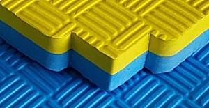 Saltea sportivă 4Play AT120 Yellow-Blue