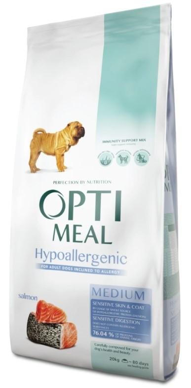Hrana uscata pentru caini Optimeal Adult Medium Hypoallergenic Salmon 20kg