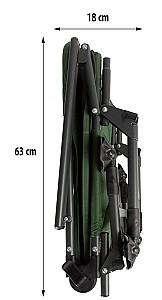 Scaun pliabil Nils Camp NC1801 Verde Inchis/Gri
