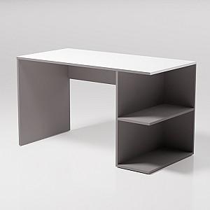 Masa de birou Smartex Comp (110cm) White/Graphite