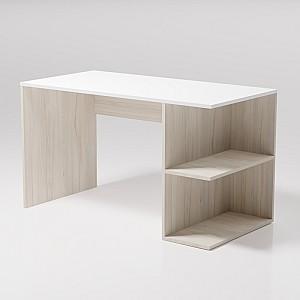 Masa de birou Smartex Comp (110cm) White/Light Oak