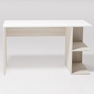 Masa de birou Smartex Comp (110cm) White/Light Oak