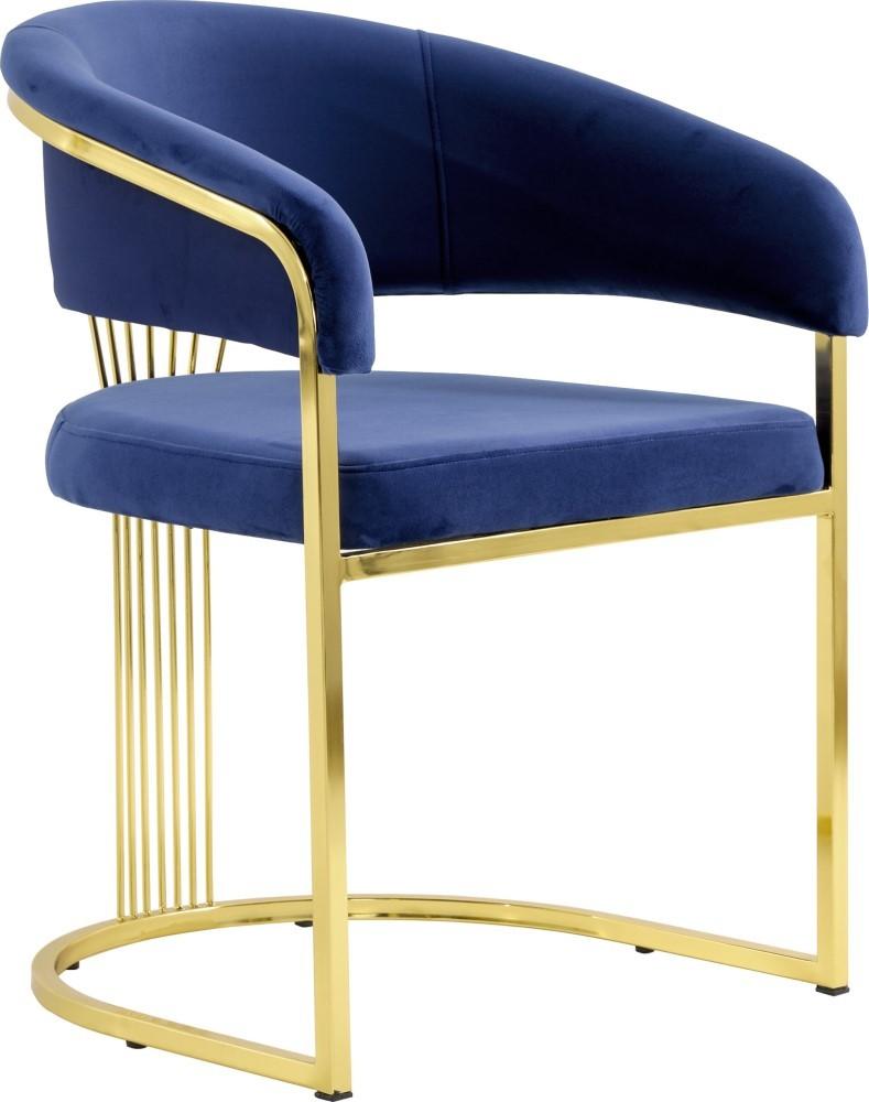 Scaun Papatya Alara Gold/Albastru