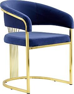 Scaun Papatya Alara Gold/Albastru