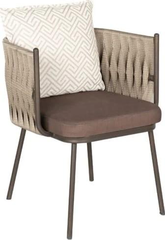 Scaun terasa Papatya Aura Beige / Brown