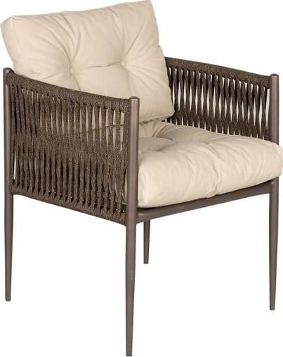 Scaun terasa Papatya Evans Brown / Beige