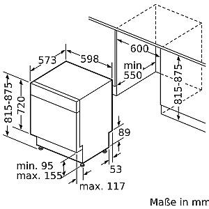 Masina de spalat vase incorporabilă Bosch SMU2HVS20E
