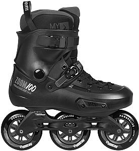 Role copii Powerslide Zoom Pro 100 Black Size 43-44