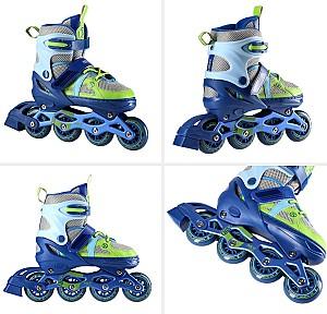 Role copii NILS EXTREME Blue/Green 31-34 (NJ1828A)