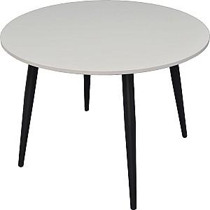 Set de masa si scaune Evelin DT 402-3B + 4 scaune YTC-055 B / BLU-14 (Dark Grey)