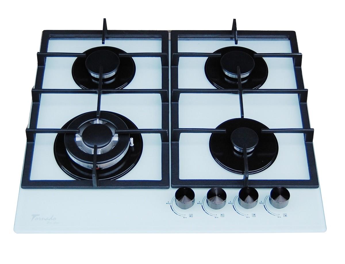 Plita pe gaz incorporabila Tornado H59-4006B Eco WH 