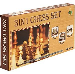 Joc de masa New World 3in1 Chess Set (W001H)