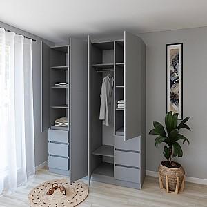 Dulap Smartex N17 180 cm Grafit
