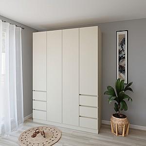 Dulap Smartex N17 200 cm Ivory