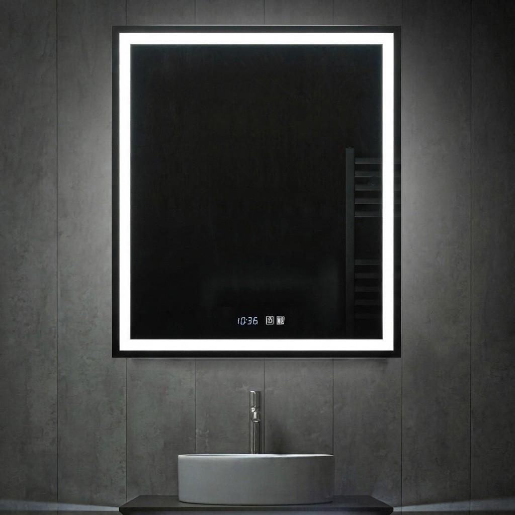 Oglindă PS LED (colt ascuțit) 700x800