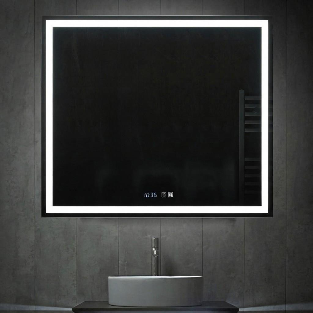 Oglindă PS LED (colt ascuțit) 900x800