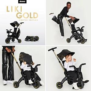 Tricicleta copii Doona Liki Trike Gold Limited Edition