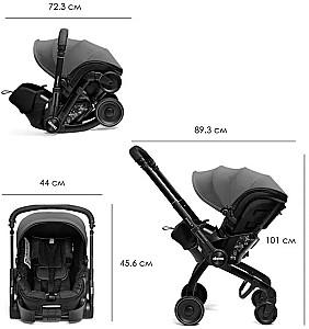 Scaun auto copii Doona X i-Size 2in1 Dusty Sage