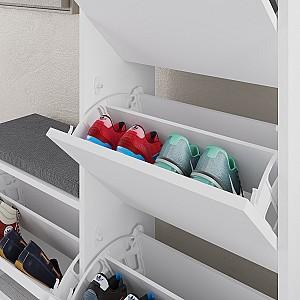 Dulap pentru incaltaminte DECO Dude White
