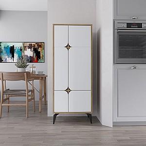 Dulap DECO Spark Stejar Sonoma(Bej)/Alb