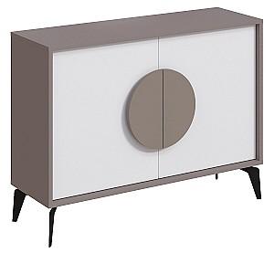Masa consola DECO Gora Light Mocha(Bej)/White(Alb)