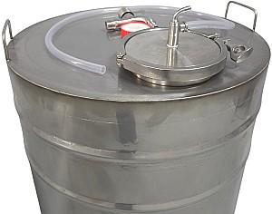 Butoi de inox IPS GROUP INOX 150 l ( cu robinet, aerator, furtun)