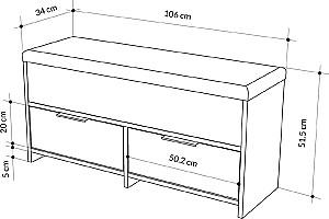 Dulap pentru incaltaminte DECO Cove Hitit