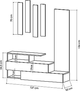 Antreu DECO Ramda White /  Saphire Oak