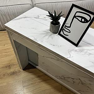 Masa Flat Console 6in1 Marmura Alba