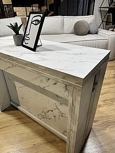 Masa Flat Console 5in1 Marmura Alb