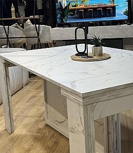 Masa Flat Console 5in1 Marmura Alb