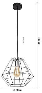 Lustra TK Lighting Diamond XL 4204 Chrome