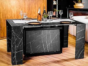 Masa Flat Cubisto 5in1 Marmura Neagra