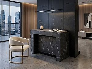 Masa Flat Cubisto 6in1 Marmura Neagra