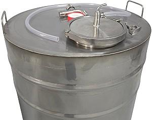 Butoi de inox IPS GROUP INOX 65 l (cu robinet, aerator, furtun)