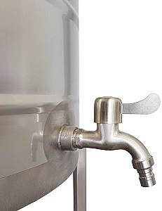 Butoi de inox IPS GROUP INOX 80 l (cu robinet)