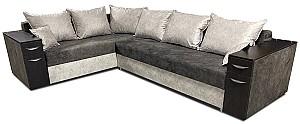 Canapea coltar Elegant Style B2 Long (265x200) Maro/Bej