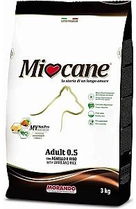 Hrana uscata pentru caini Morando Miocane Adult Agn/Riso 3kg