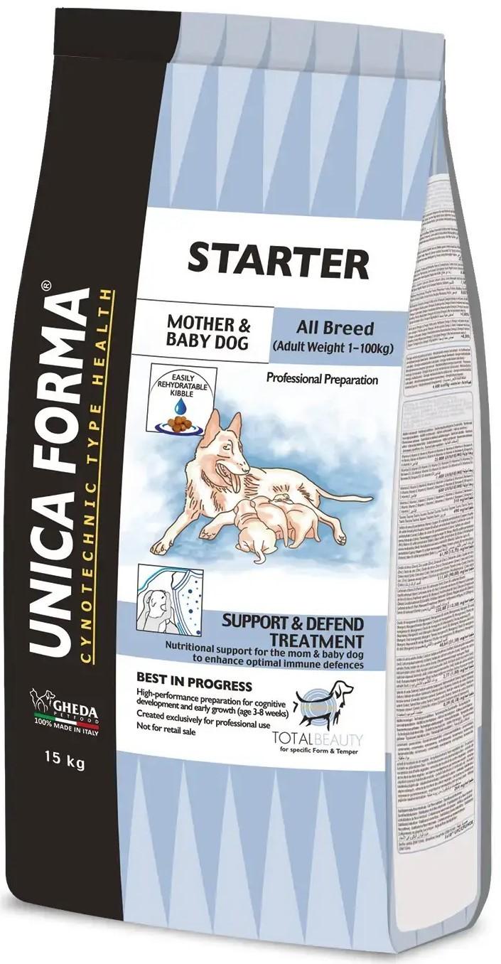 Hrana uscata pentru caini Gheda Unica Forma- Starter Profesional Preparation 15kg