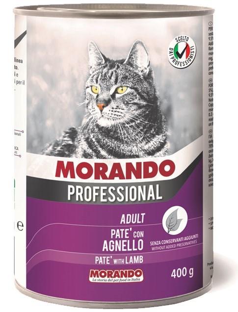 Hrana umeda pentru pisici Morando Professional Pate Lamb 400g