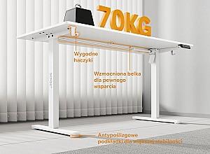 Masa de birou SENSE7 Nojo Light 140x70 White