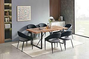 Scaun Jumi CM-354364 Negru/Gri