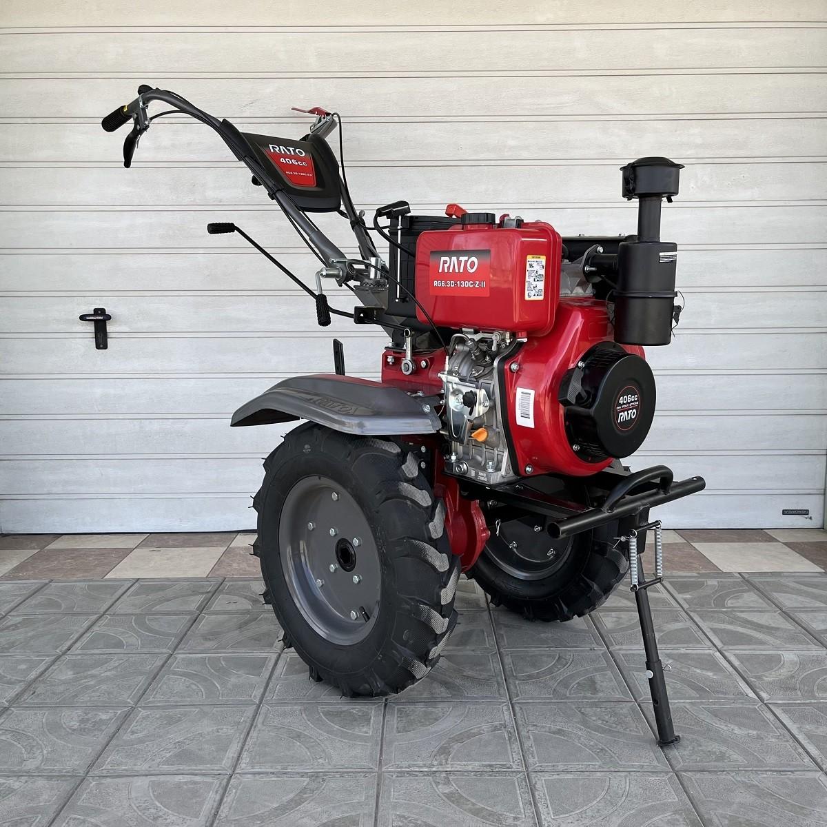 Motocultor RATO 6.3-130, 186FE (Motorina, 9 C.P.)