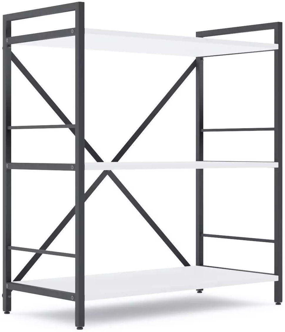 Etajera Nex Loft Antracit (Gri)/Alb