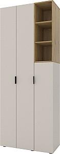 Dulap Nex Home A003R Cashmere (Bej)/Stejar Artisan (Maro)