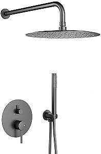 Set de duș Armatura Moza PVD Gun Metal (127043)
