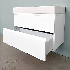 Dulap sub lavoar Bayro Studio Stance 700 Alb